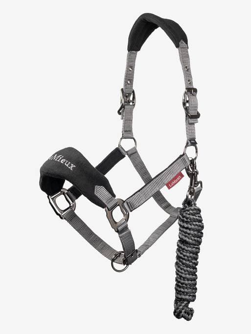 Lemieux - Vogue Headcollar & Leadrope - Black - Pony
