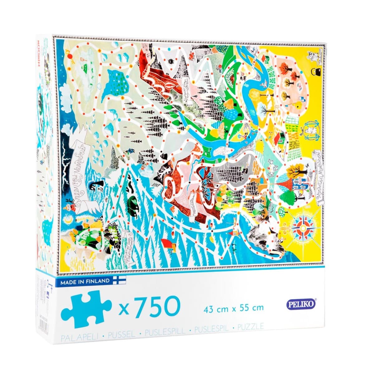 Moomin - Puzzle 750 pieces, Moominvalley