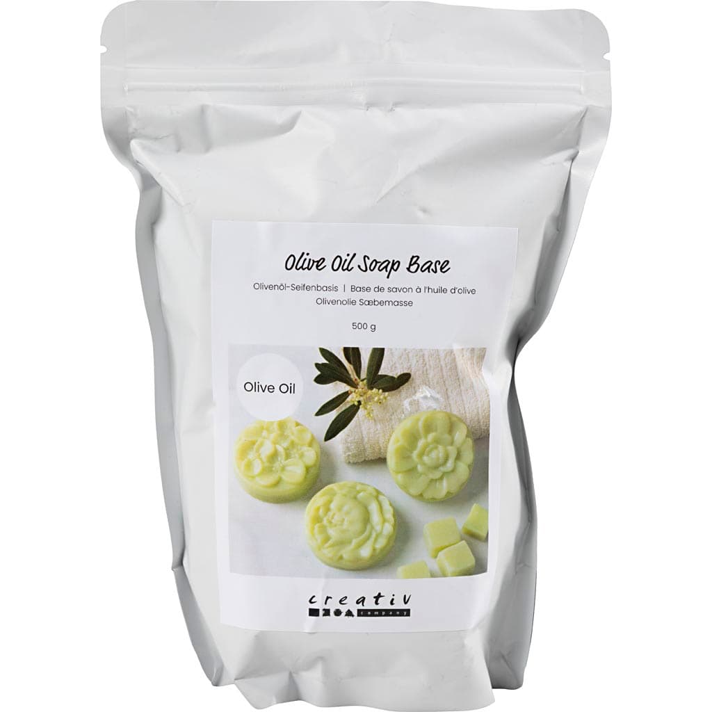 Creativ Company - Olive Oil Soap Base, Granules, 500 g/ 1 pack