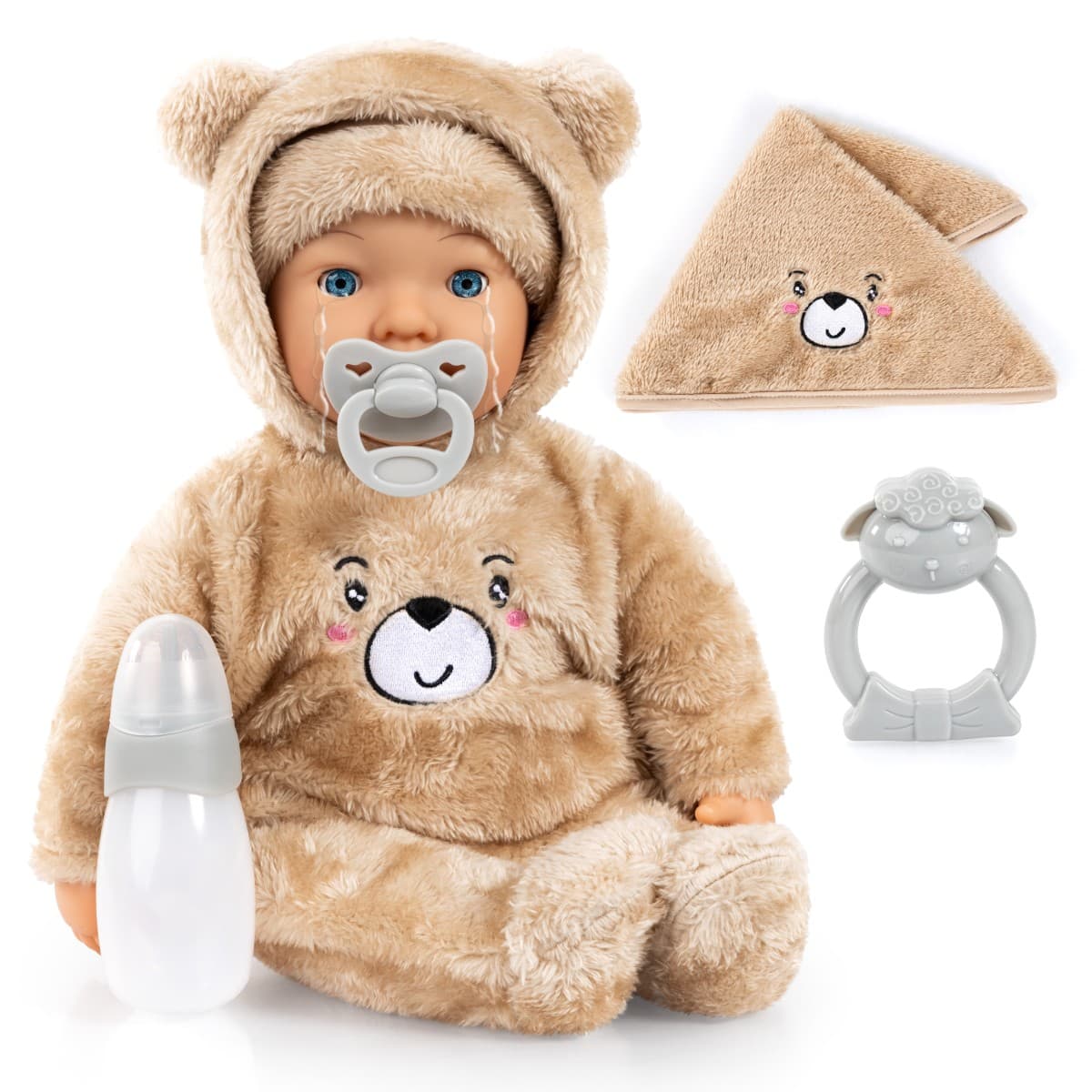 Bayer - Piccolina Magic Tears 42 cm - Brown