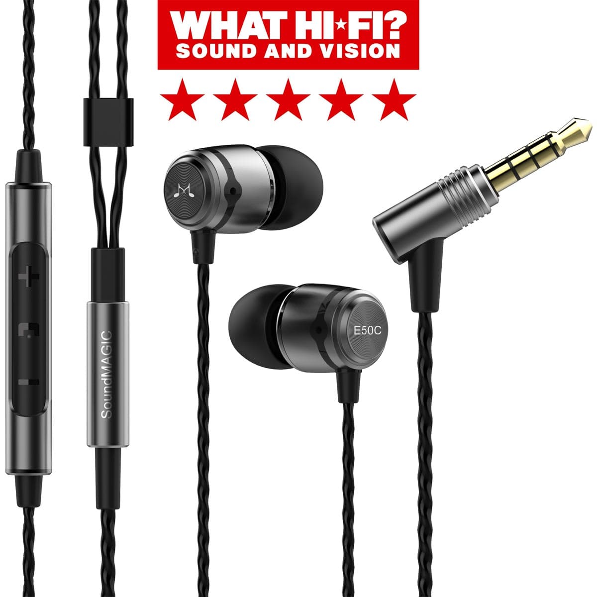 SoundMagic E50C In-Ear med mik / Steel