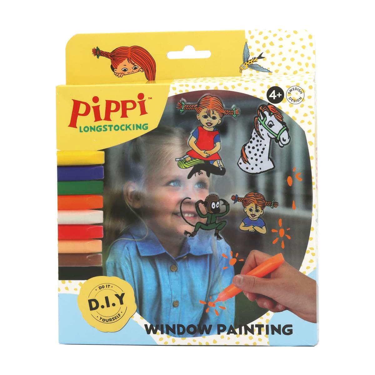 Pippi Fönstermålning