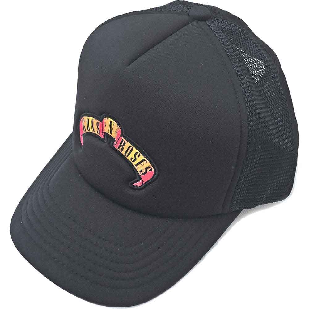 Guns N Roses: Guns N' Roses Unisex Mesh Back Cap/Scroll Logo (Black)