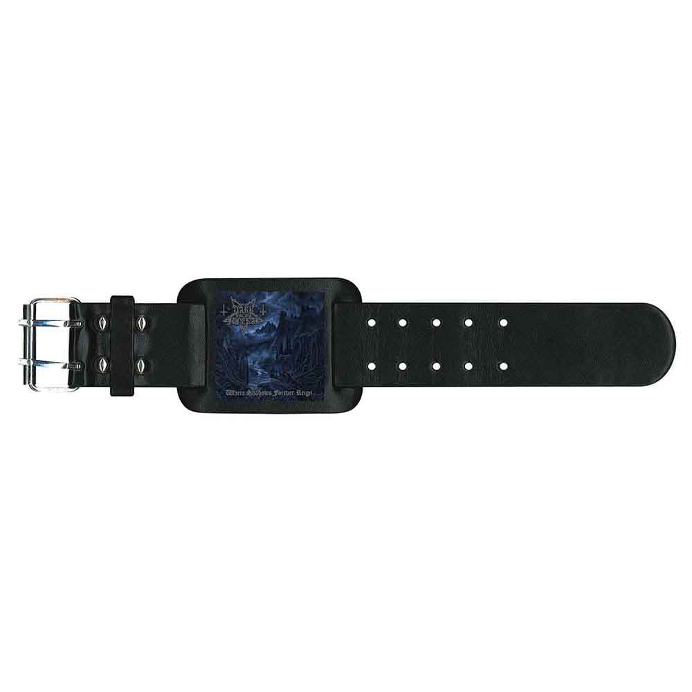 Dark Funeral: Leather Wrist Strap/Where Shadows Forever Reign