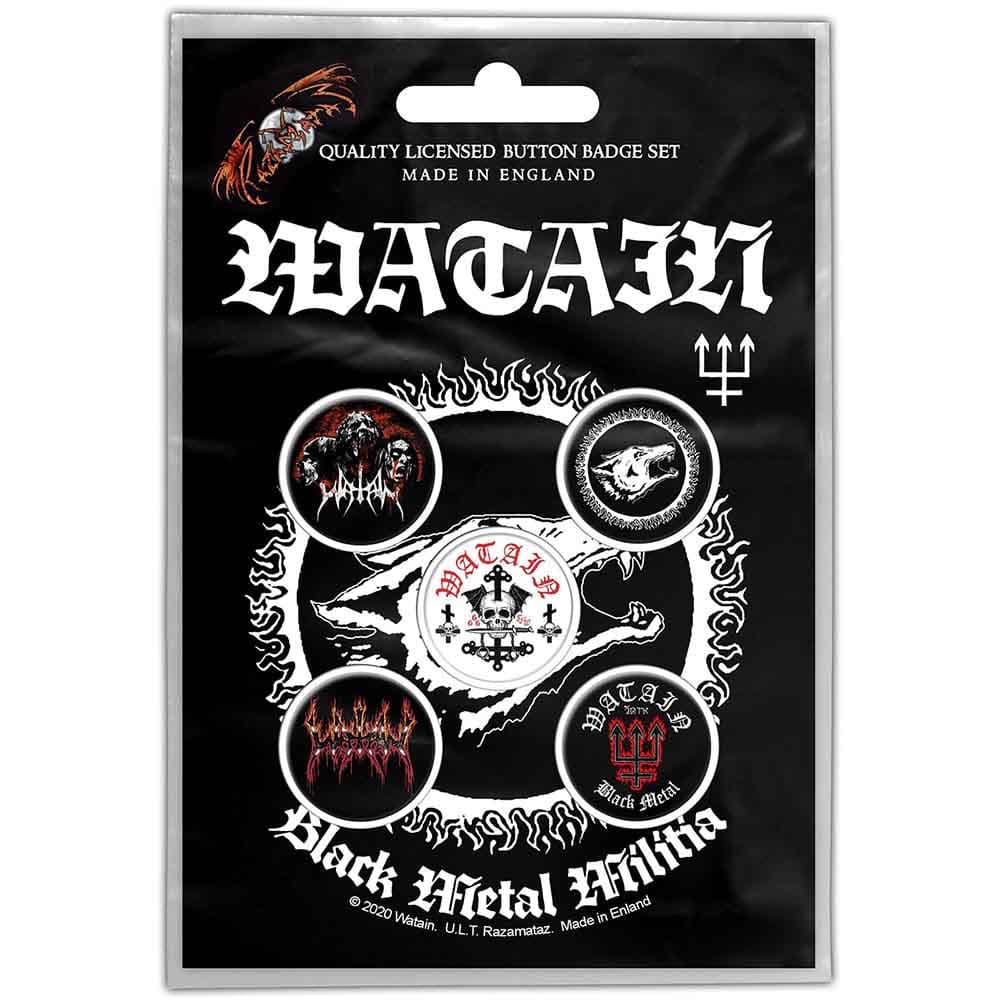 Watain: Button Badge Pack/Black Metal Militia