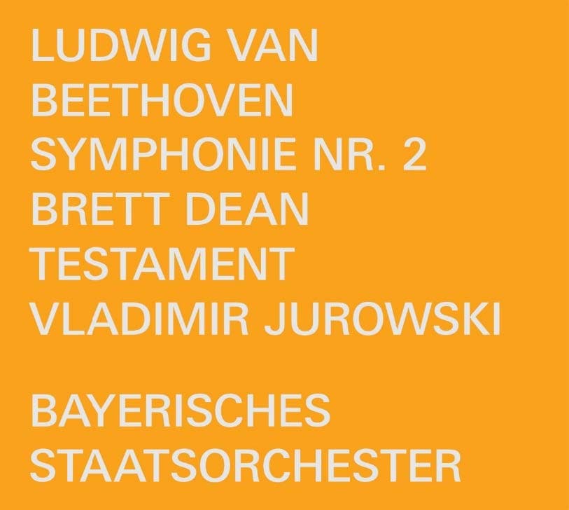 Beethoven: Symphonie Nr 2 (Brett Dean)