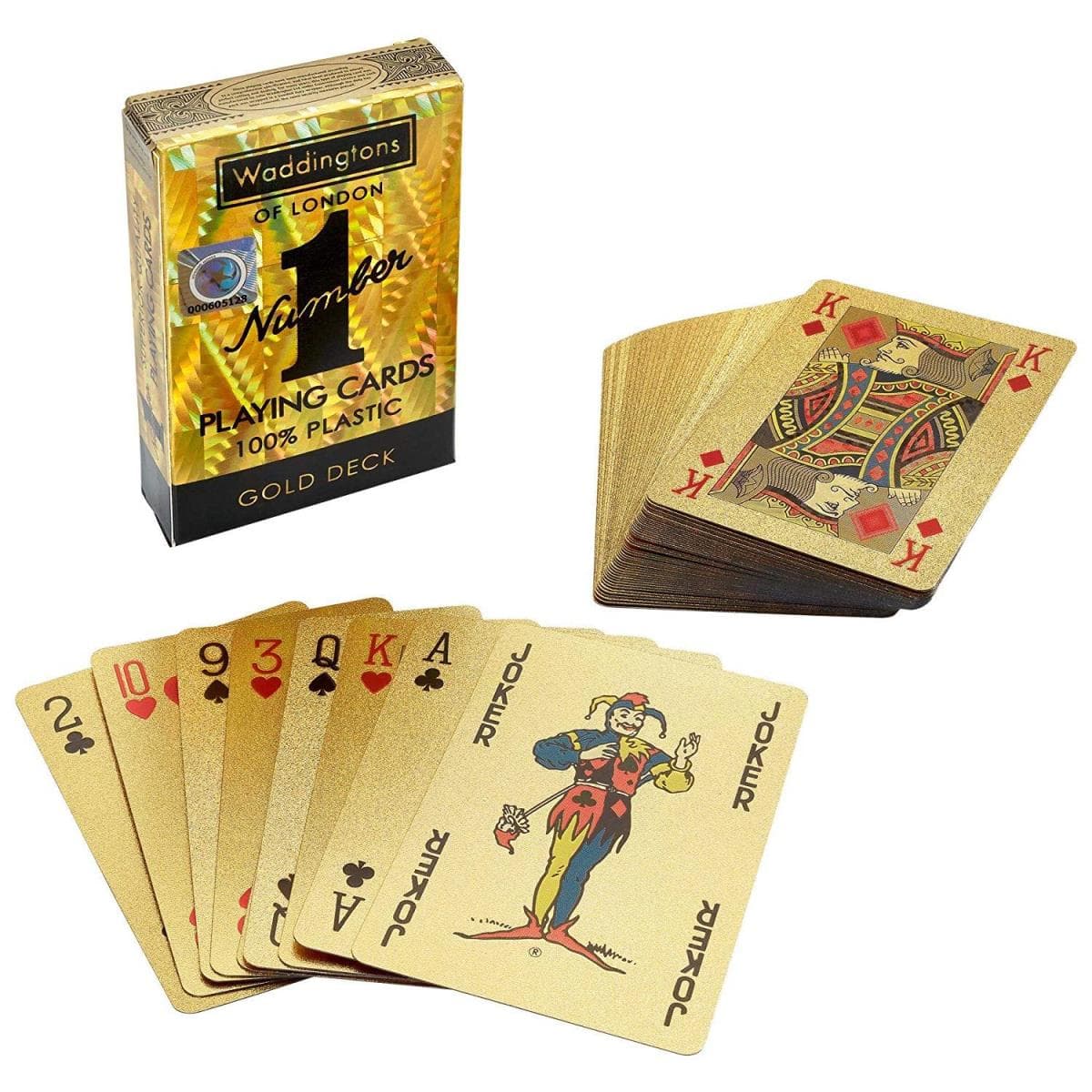 Gold Waddington Playing Cards