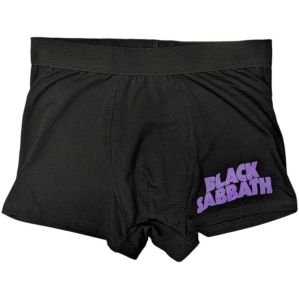 Black Sabbath: Unisex Boxers/Wavy Logo (Medium)