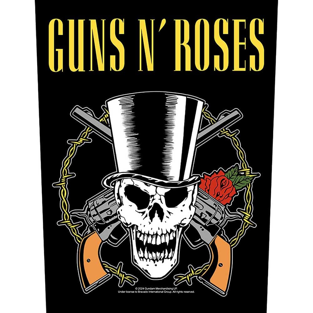 Guns N Roses: Guns N' Roses Back Patch/Skull & Guns