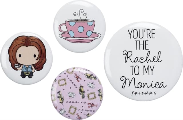 Friends: Rachel Button Badge Set (4x Button Badges)