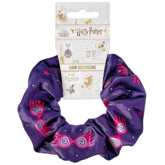 Harry Potter: Luna Lovegood Navy & Pink Hair Scrunchie