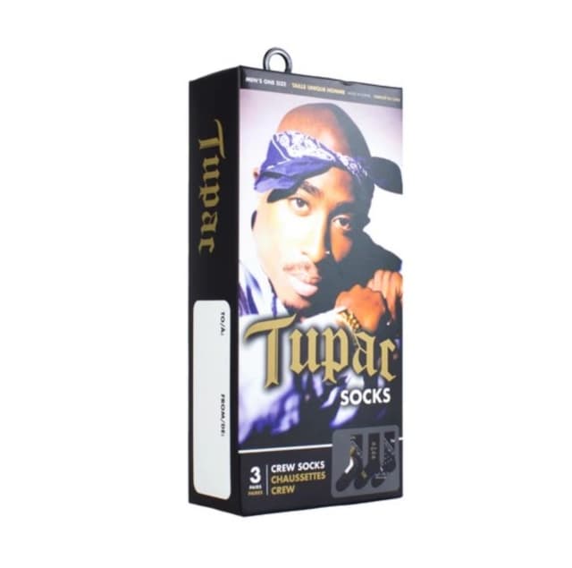 Tupac: Socks 3 Pack in Gift Box (One Size)