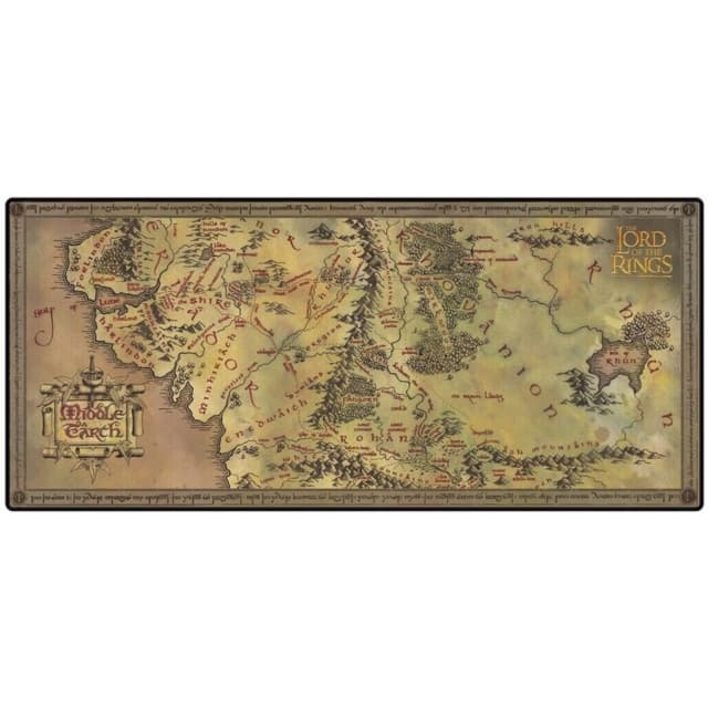 Lord of the Rings: (Middle Earth Map) Desk Mat