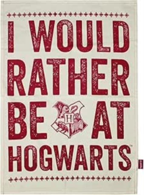 Harry Potter: Tea Towel Recycled Cotton - Harry Potter (Rather Be)