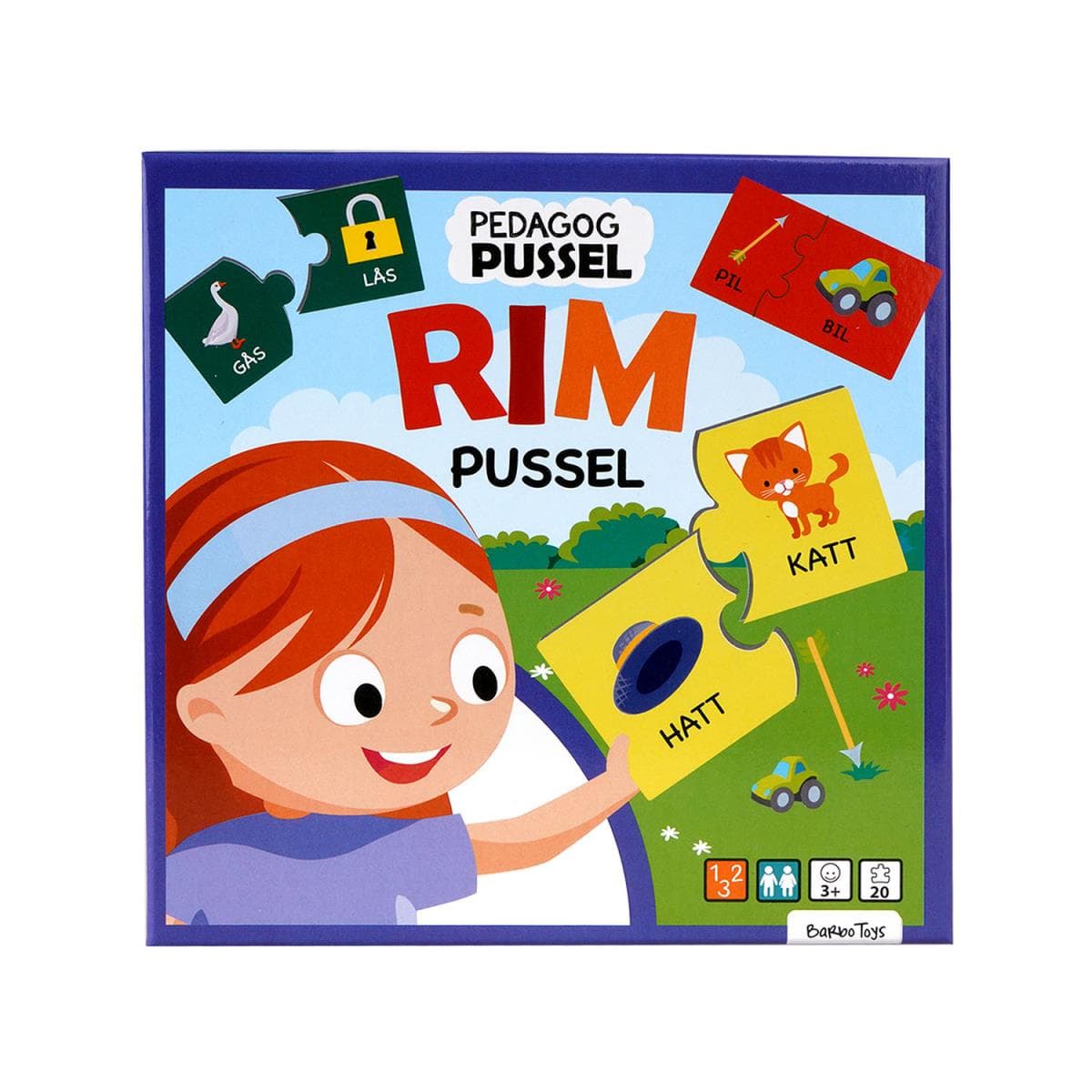 BARBO Pedagog Spel Rim Pussel (SE) Blue