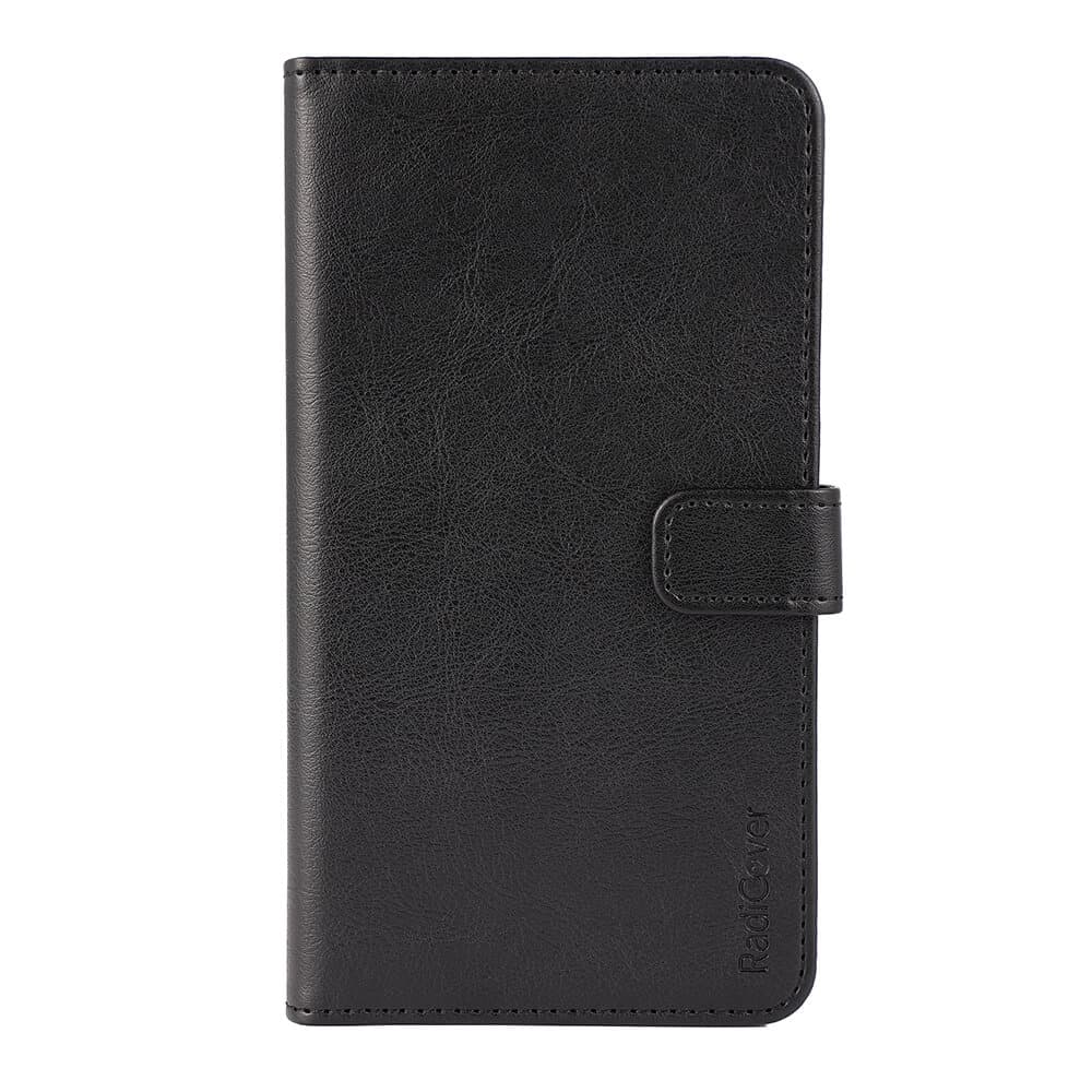 RADICOVER 2in1 Anti Radiation RFID 3 card Universal XXL 6,7-7,3" Black PU