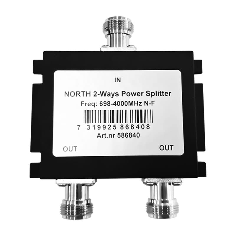 NORTH 2-Ways Power Splitter 698-4000 N-Female
