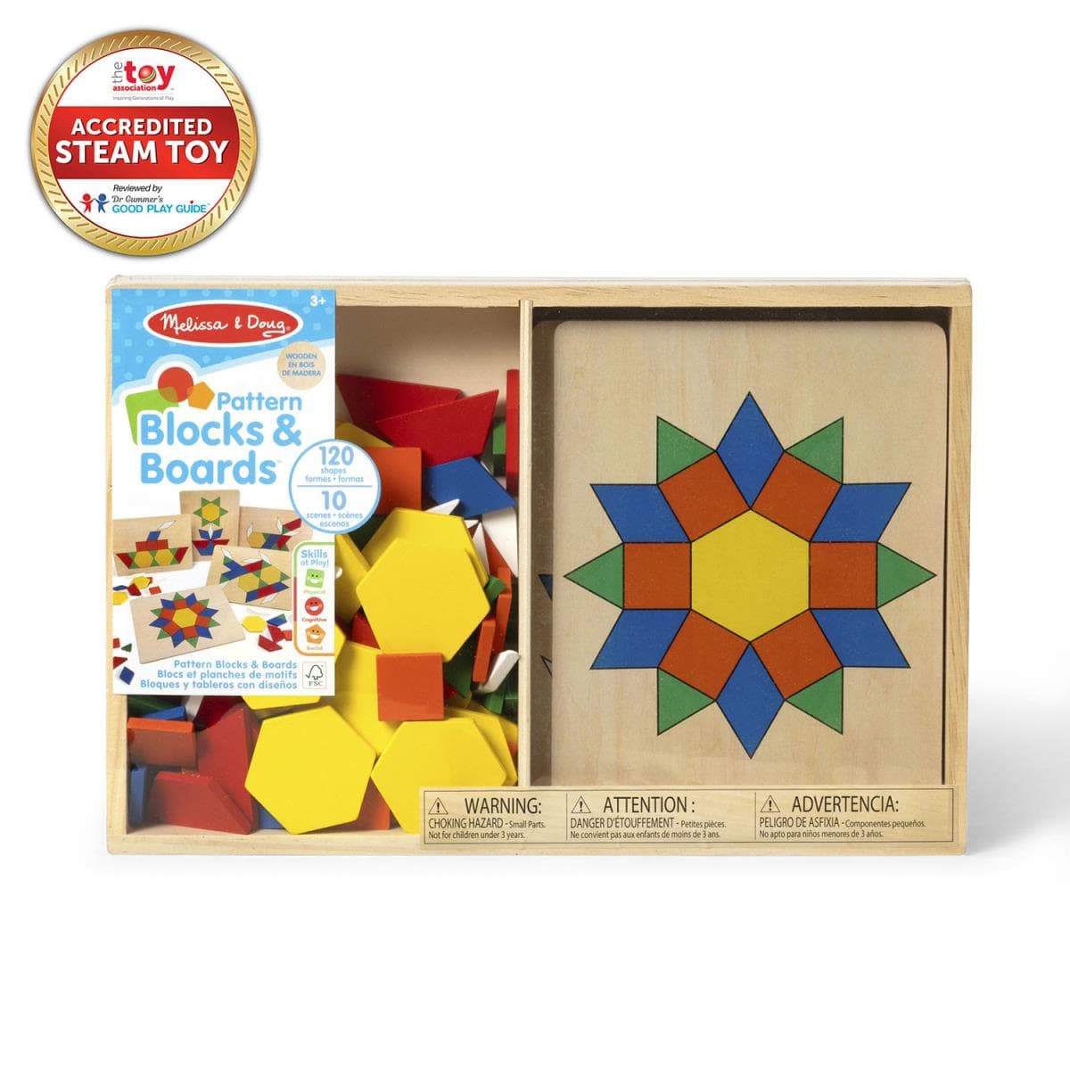 MND Wooden Pattern Blocks and Boards