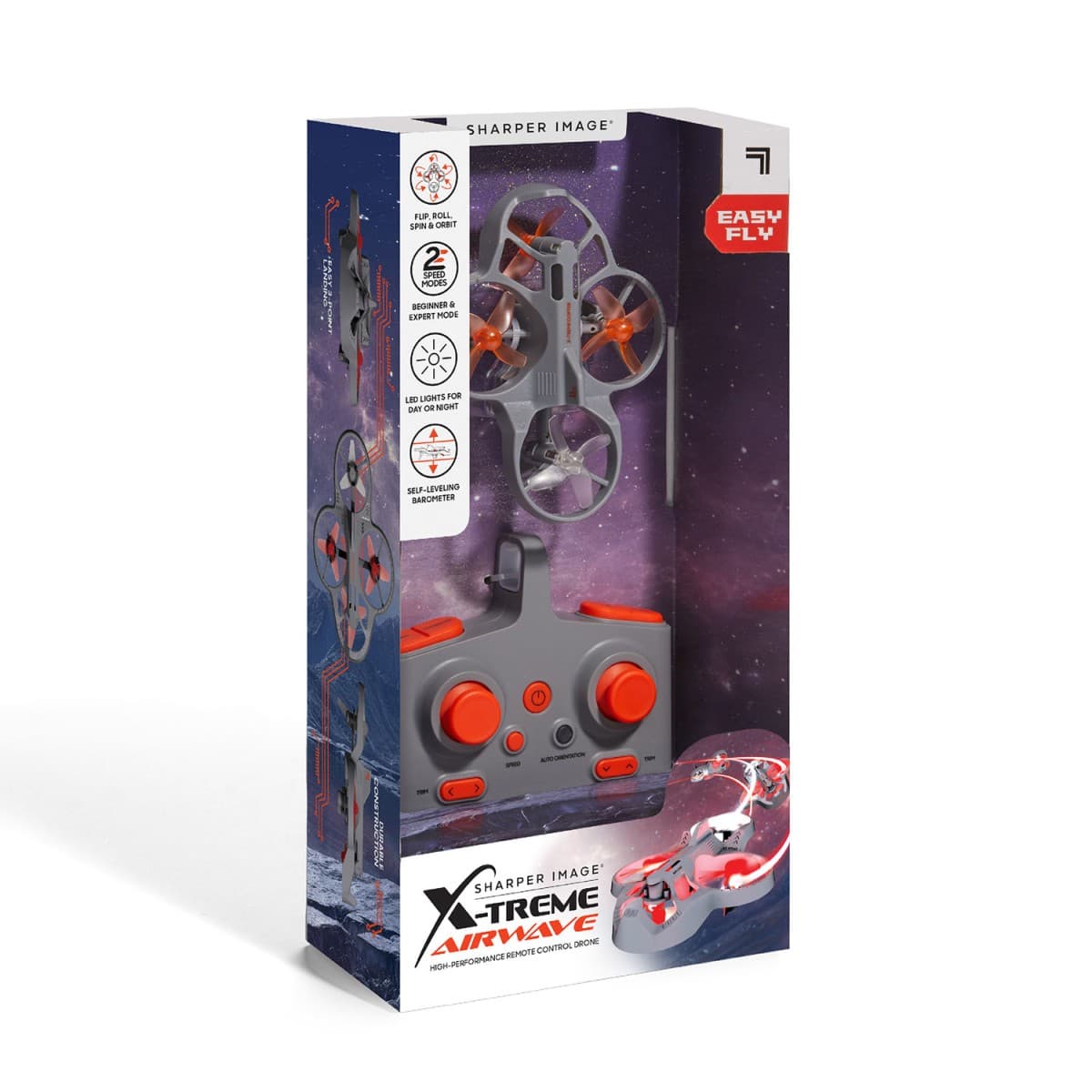 SHARPER IMAGE Toy RC Drone Xtreme Airwave