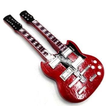 Led Zeppelin: Kylskåpsmagnet "Jimmy Page" (Trä)