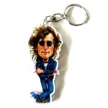 Beatles: Nyckelring John Lennon "Karikatyr"