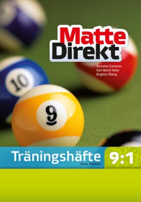 Matte Direkt Träningshäfte 9-1 (5-Pack)