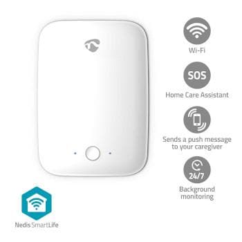 Nedis Falldetektor | Wi-Fi | Detekteringsräckvidd: 7 m | Effektivt synfält (horisontellt): ±45° | Effektivt synfält (vertikalt): ±45° | IP54 |
