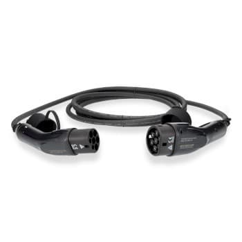 Nedis Elfordonskabel | Cable Type 2 | 16.0 A | 11000 W | 3-Faser | 5.00 m | Svart | Presentbox