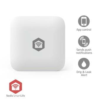 Nedis SmartLife Water Detector | Zigbee 3.0 | Batteridriven | Max. batteritid: 12 Månader | Vit