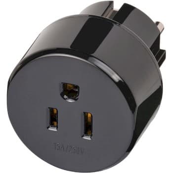 Brennenstuhl Rese Adapter USA / Japan-till-Europa Earthed