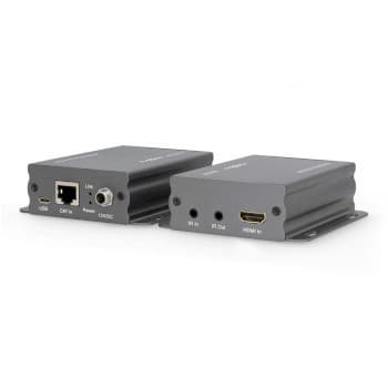 Nedis HDMI (tm) Extender | Över Cat6 | Upp till 50.0 m | 4K@30Hz | 10.2 Gbps | IR retur funktion | Metall | Antracit