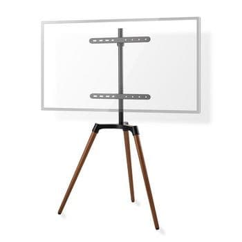 Nedis Golvstativ | 50 - 65 " | Maximal skärmvikt som stöds: 35 kg | Scandinavian Design | Roterbar | Anti-tip rem | Snäpplås | Aluminium / Stål |