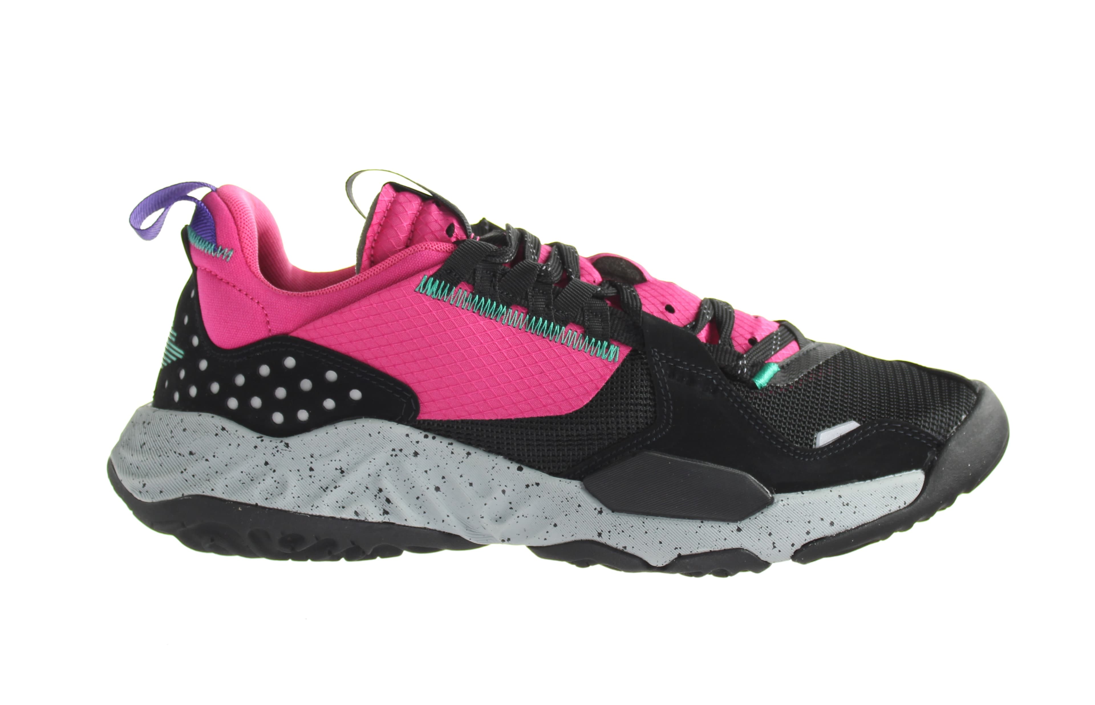 Jordan Mens Black/Pink Trainers