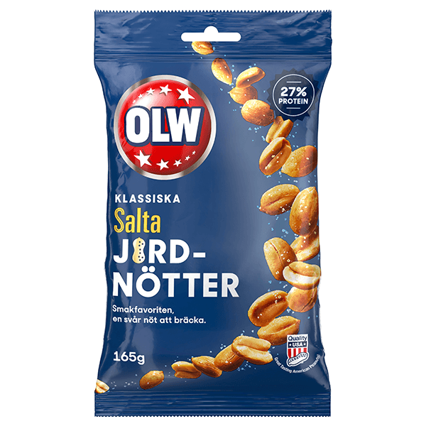 OLW Salta Jordnötter 165g