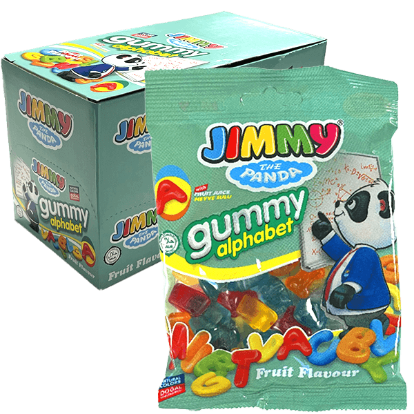 Jellioo Alphabet 80g x 12st