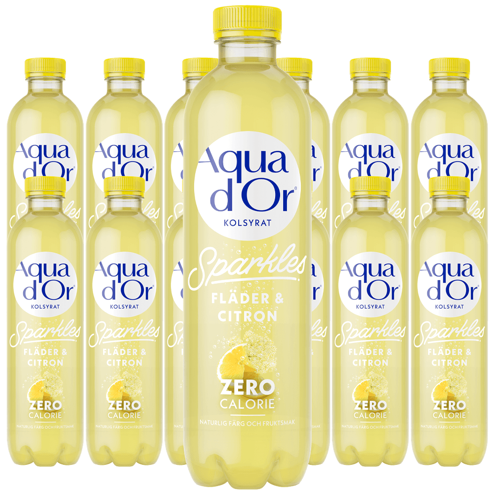 Aquador Fläder/Citron Kolsyrad 50cl x 12
