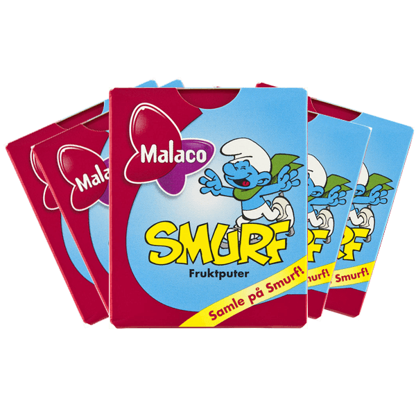 5st - Malaco Smurf Fruktputer 20g