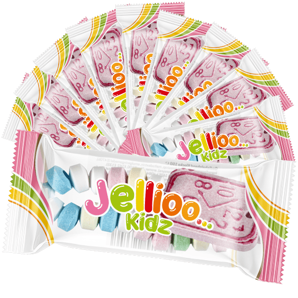 10st - Jellioo Godisarmband Klocka 15g