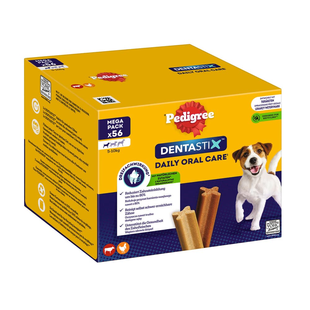 Pedigree Dentastix Daily Oral Care - Small (5-10 kg), 56 st (880 g)