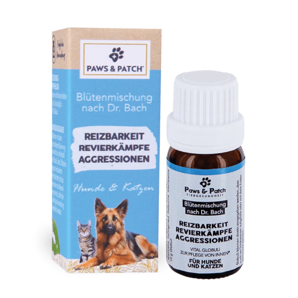 PAWS & PATCH irritabilitet, territoriekamper, aggressioner  - 10 g