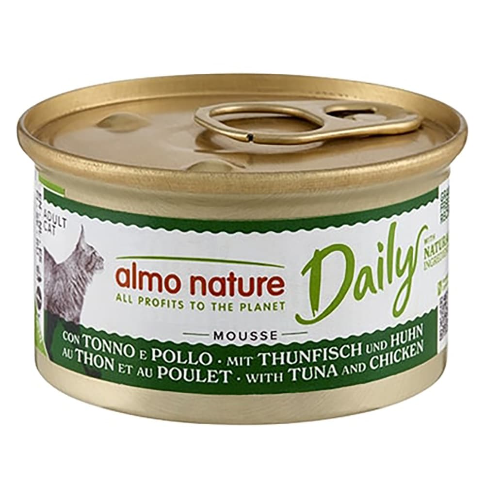 Ekonomipack: Almo Nature Daily Menu 24 x 85 g - Mousse med tonfisk & kyckling