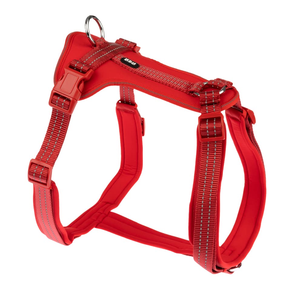 TIAKI Neoprene sele röd - Stl. M: 42 - 74 cm bröstomfång