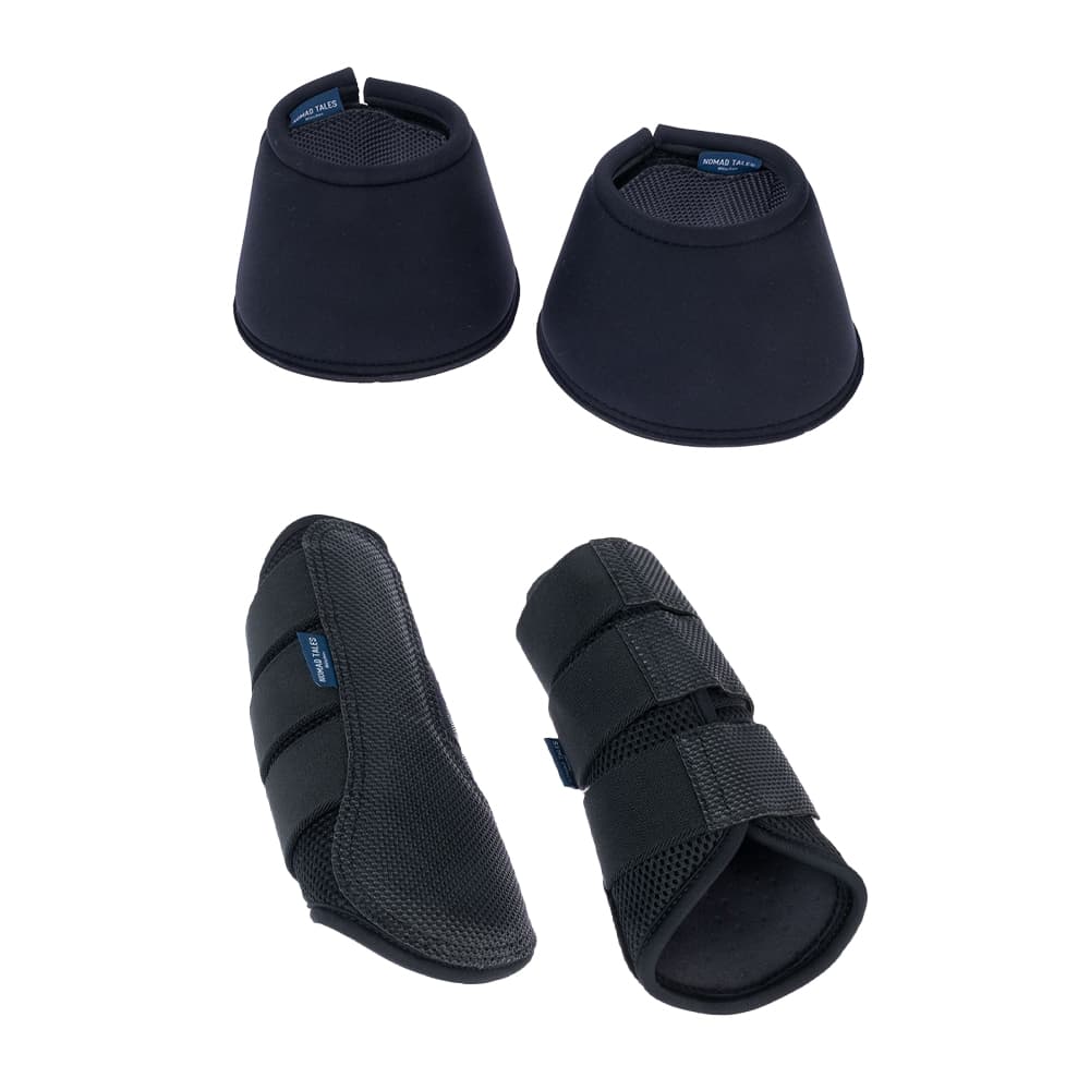 Nomad Tales Set damasker och bell boots, svart - Set: damasker & boots storlek M