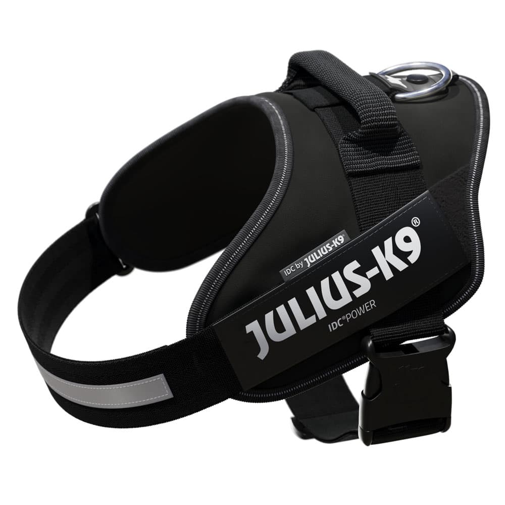 JULIUS-K9 IDC®-Powersele svart - Stl. L: bröstomfång 63 - 85 cm