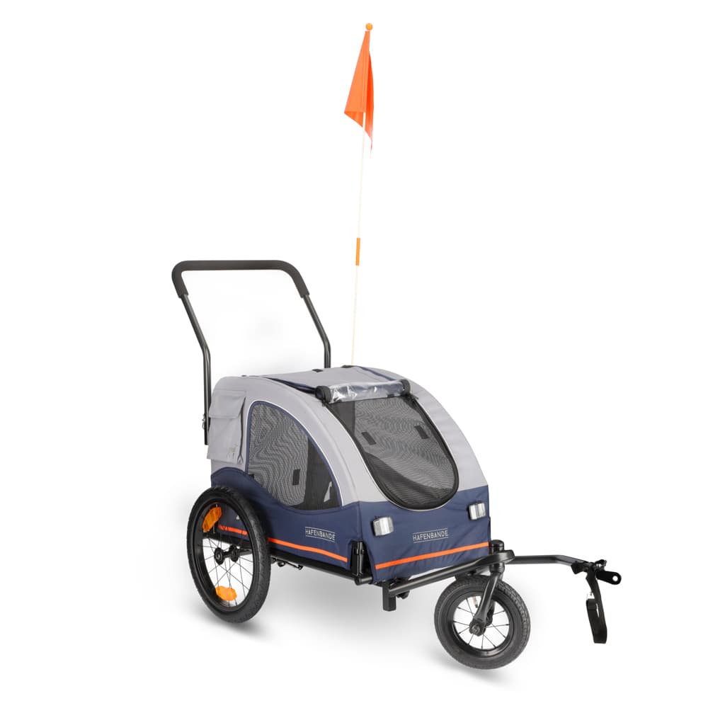 HAFENBANDE Cabby M cykelvagn inkl. två fästen - L 125 x B 67 x H 105 cm / upp till 25 kg