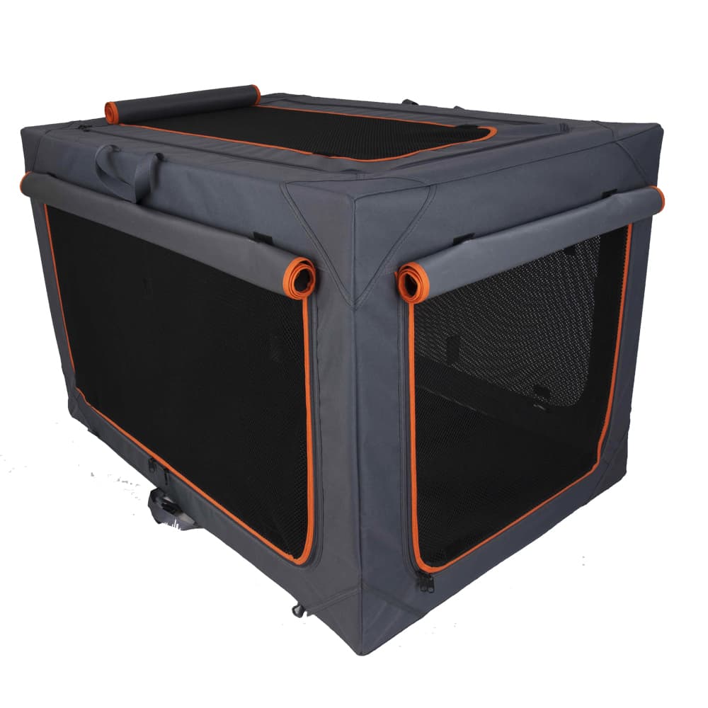 Alu Deluxe vikbar nylonbur - Storlek: XL: B 71 x D 106 x H 68,5 cm