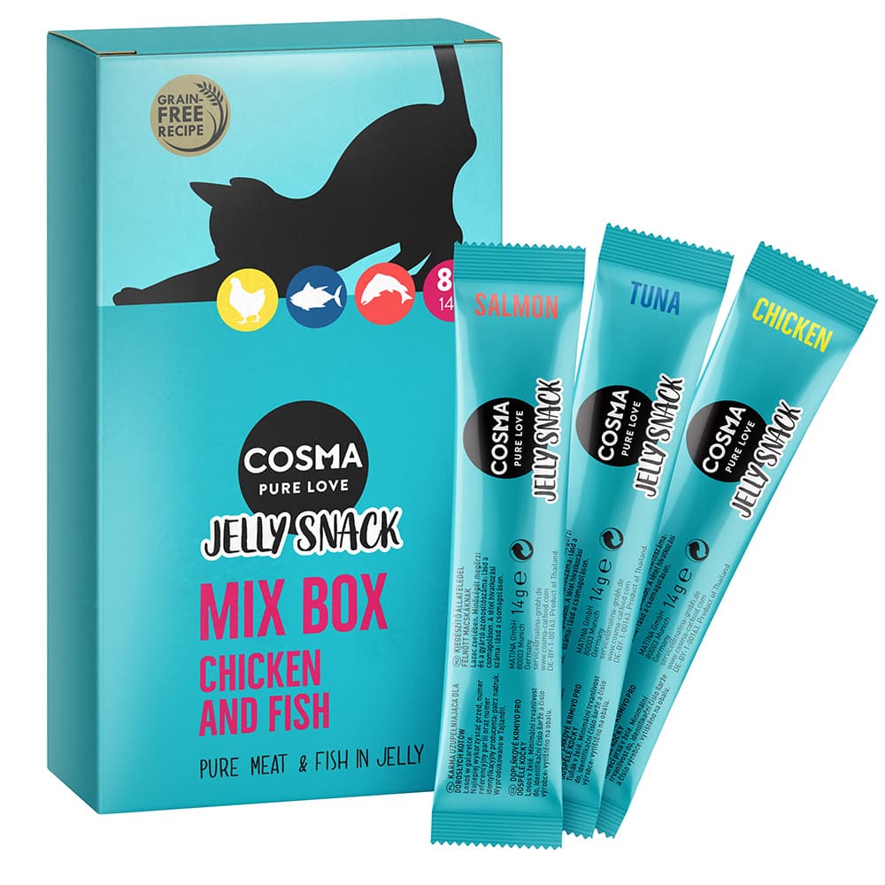 Cosma Jelly Snack 8 x 14 g - Mixpack I