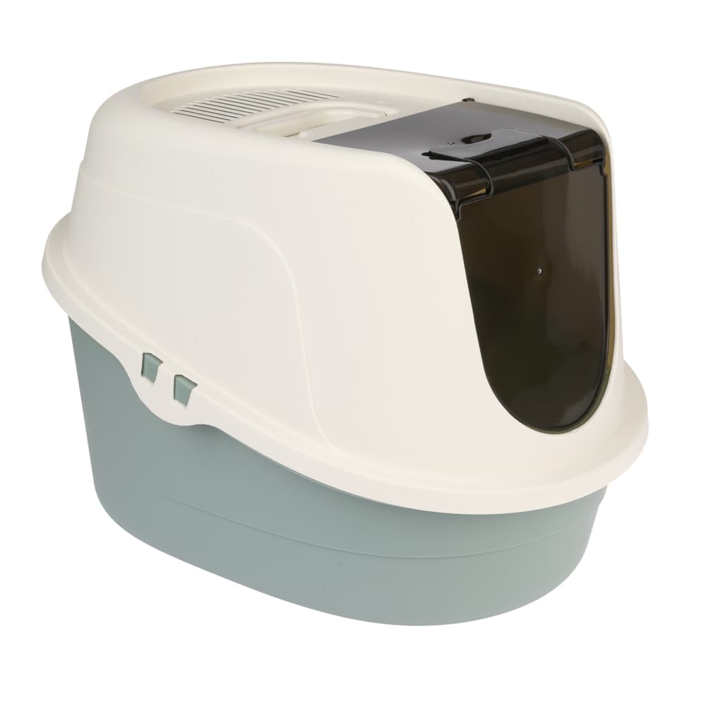 TIAKI Teala kattlåda med tak - Vit/teal