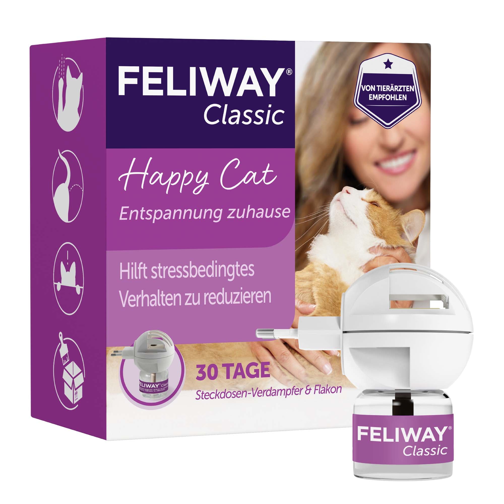 Feliway® Classic - 30-dagars feromonvaporizer startpaket: vaporizer + flaska