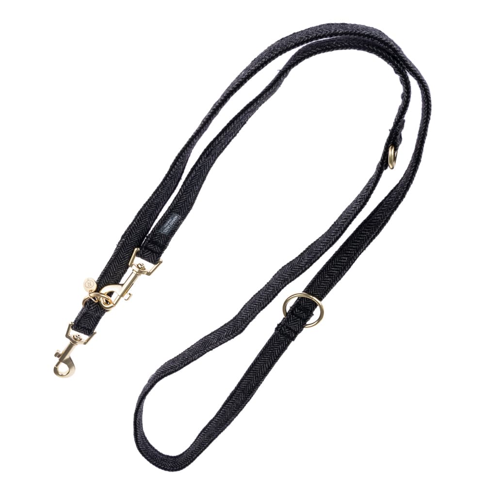 Nomad Tales Calma sele, ebony - Passande koppel: 200 cm långt, 20 mm brett